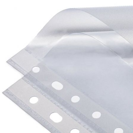 Grafoplas Fundas Multitaladro 16 PP Transparentes 80 Micras Extra Liso Folio Grafoplas Fundas Multitaladro 16 PP Transparentes 80 Micras Extra Liso Folio